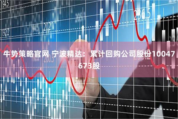 牛势策略官网 宁波精达：累计回购公司股份10047673股